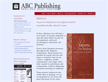 Tablet Screenshot of abcpublishing.com